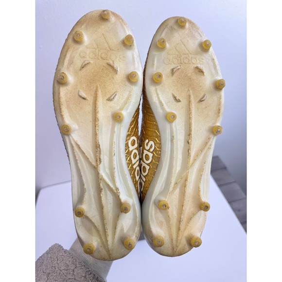 Adidas‎ Adizero 5-Star 6.0 Gold Snakeskin Football Cleats Mens 9.5 BW0778